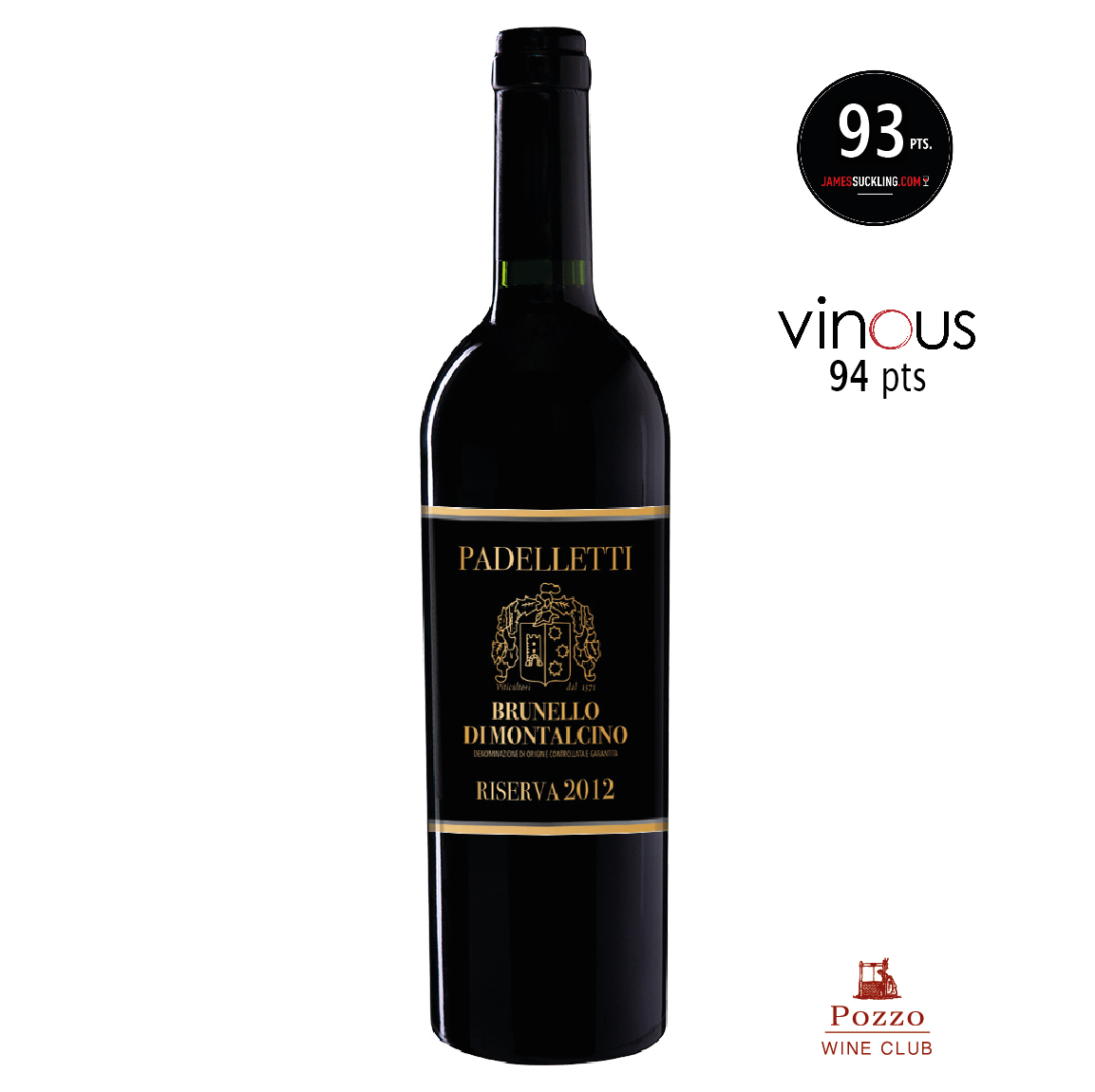 PADELLETTI RISERVA 2012 W